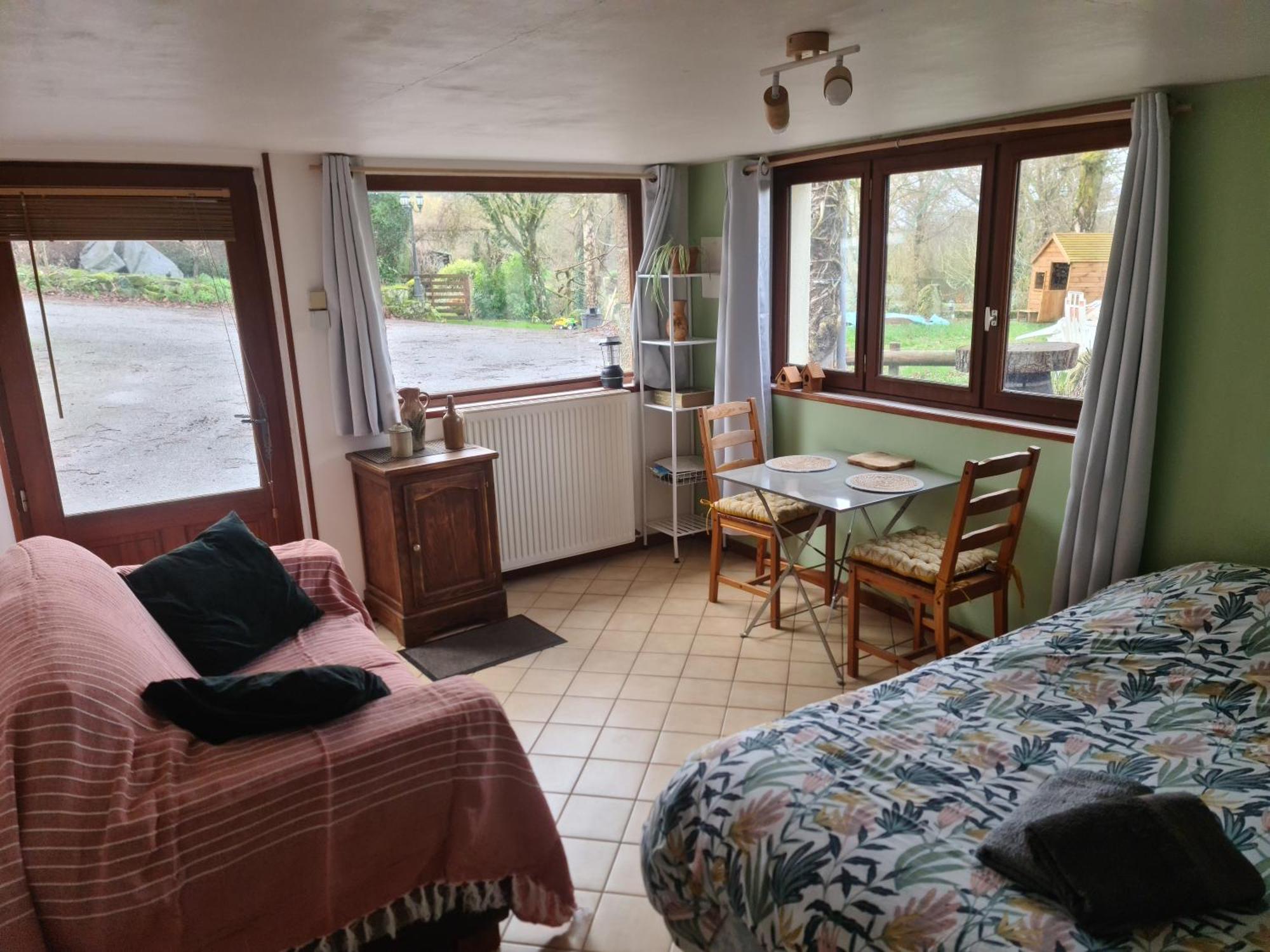 Chambre A La Ferme, Les Vergers Du Muscardin Breel Kültér fotó