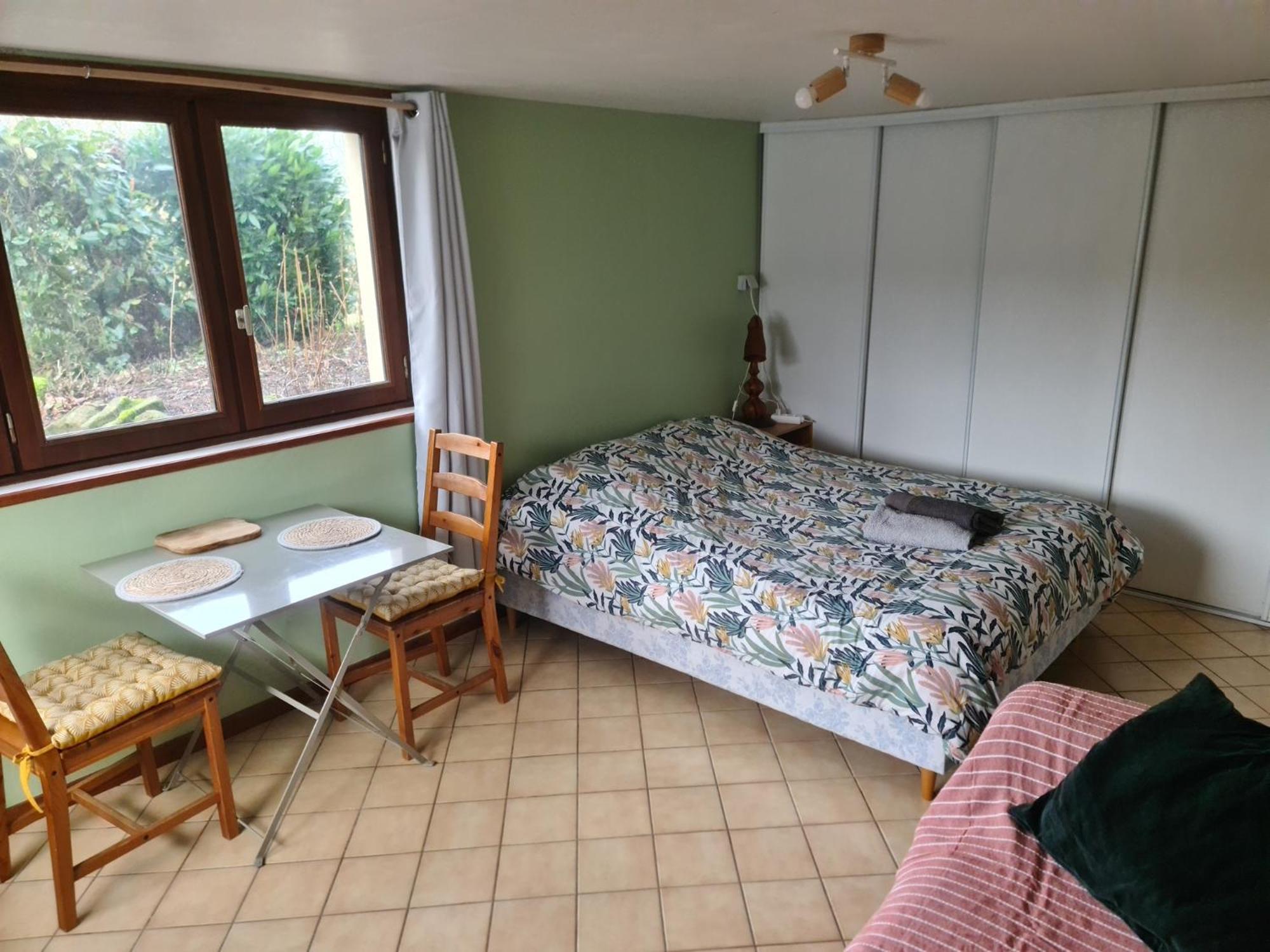 Chambre A La Ferme, Les Vergers Du Muscardin Breel Kültér fotó